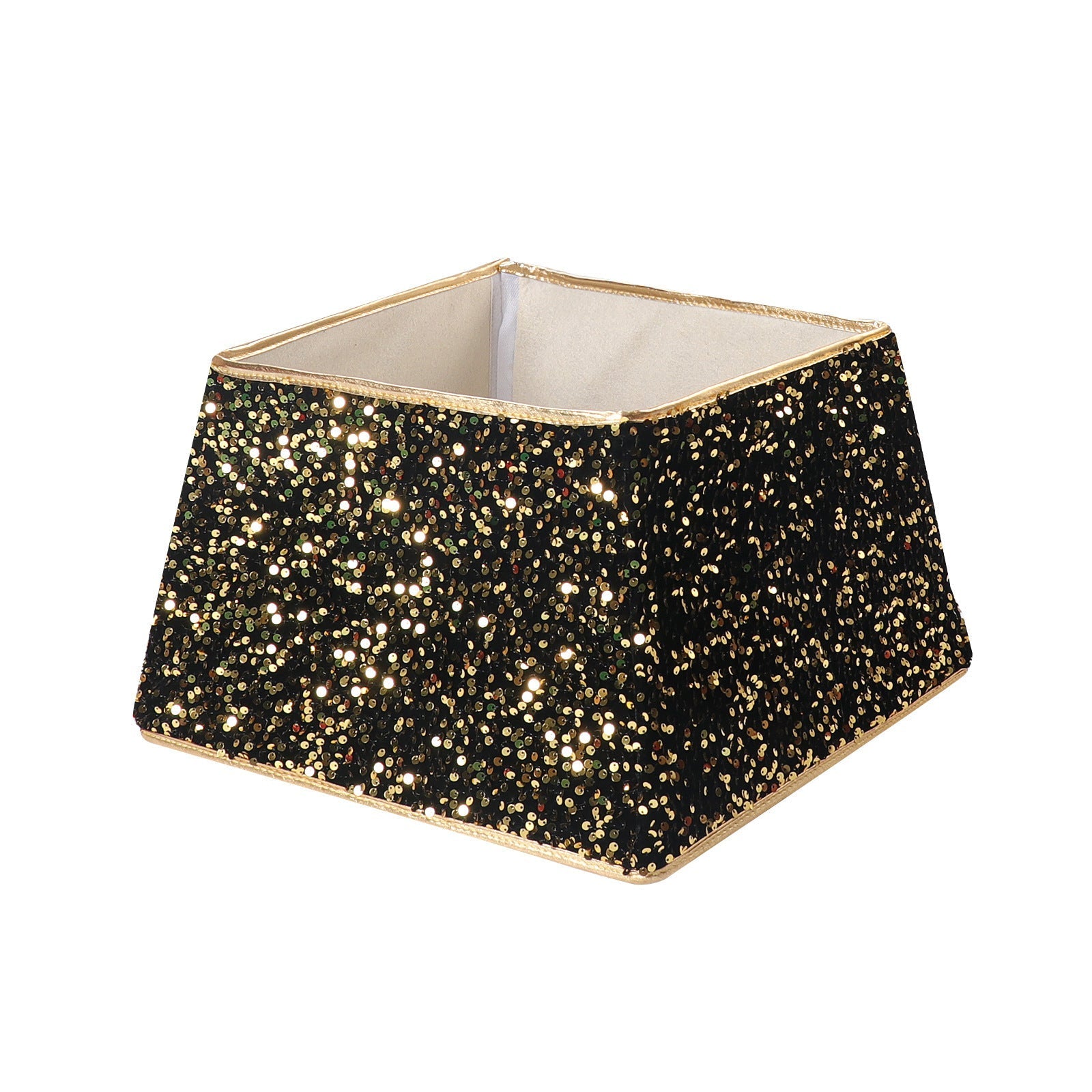 Christmas tree apron with sequins and decorative base 0