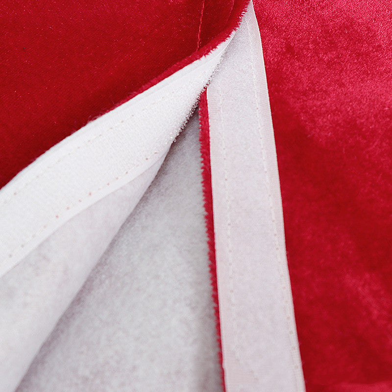 Christmas tree base Decorative velvet belt Tree skirt 5