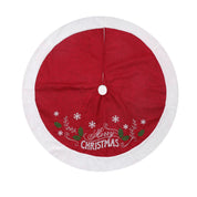 Christmas tree base decoration Tree skirt 0