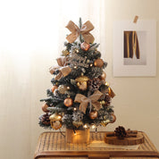Christmas tree set for the desktop 45 cm window decoration mini ornaments 6
