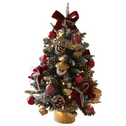 Christmas tree set for the desktop 45 cm window decoration mini ornaments 7