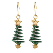 Christmas tree shaped earrings for women 0