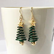 Christmas tree shaped earrings for women 3