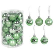 Colorful Christmas tree decoration balls set 0