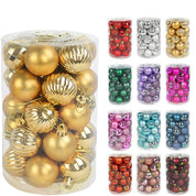 Colorful Christmas tree decoration balls set 1