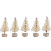 Colorful Christmas trees for your desk, set of 5 0