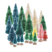Colorful Christmas trees for your desk, set of 5 1