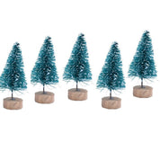 Colorful Christmas trees for your desk, set of 5 10