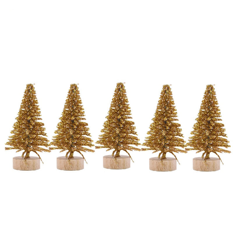 Colorful Christmas trees for your desk, set of 5 13