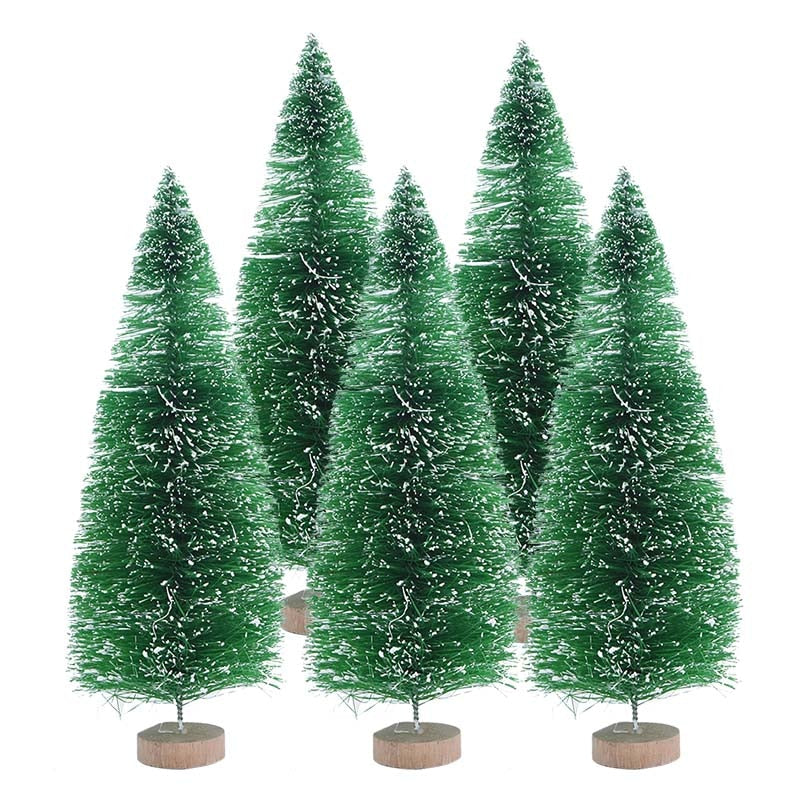 Colorful Christmas trees for your desk, set of 5 14