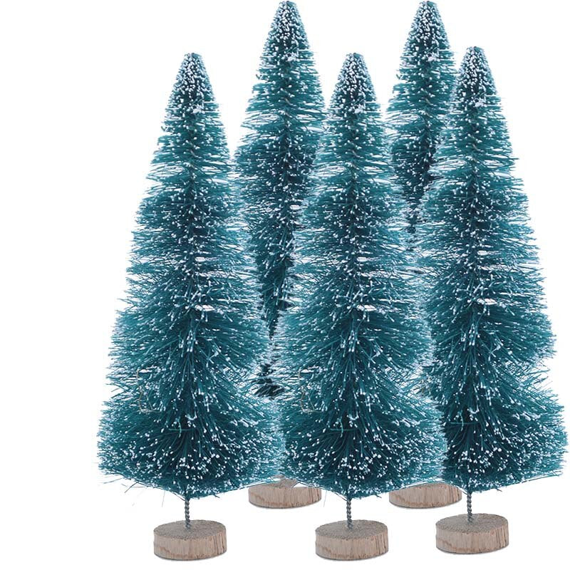 Colorful Christmas trees for your desk, set of 5 15