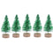 Colorful Christmas trees for your desk, set of 5 2