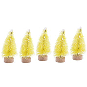 Colorful Christmas trees for your desk, set of 5 5