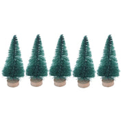 Colorful Christmas trees for your desk, set of 5 6