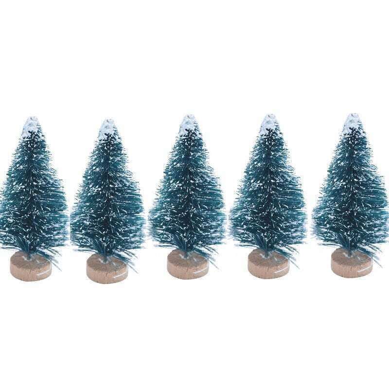 Colorful Christmas trees for your desk, set of 5 8