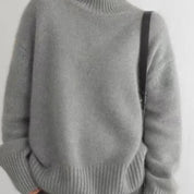 Women's Oversized Turtleneck Sweater Comfortable Cashmere