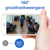 Compact Full HD wireless surveillance camera with 160-degree angle, night vision and 72-hour battery life for home security 4