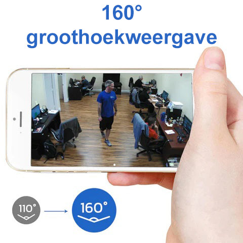 Compact Full HD wireless surveillance camera with 160-degree angle, night vision and 72-hour battery life for home security 4