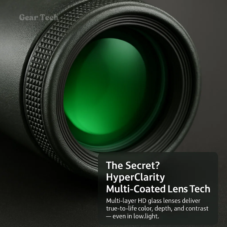 Compact monocular with 45x ultra-zoom | HD lens, lightweight and perfect for hiking, birdwatching and sporting events 3