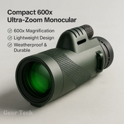 Compact monocular with 45x ultra-zoom | HD lens, lightweight and perfect for hiking, birdwatching and sporting events 7