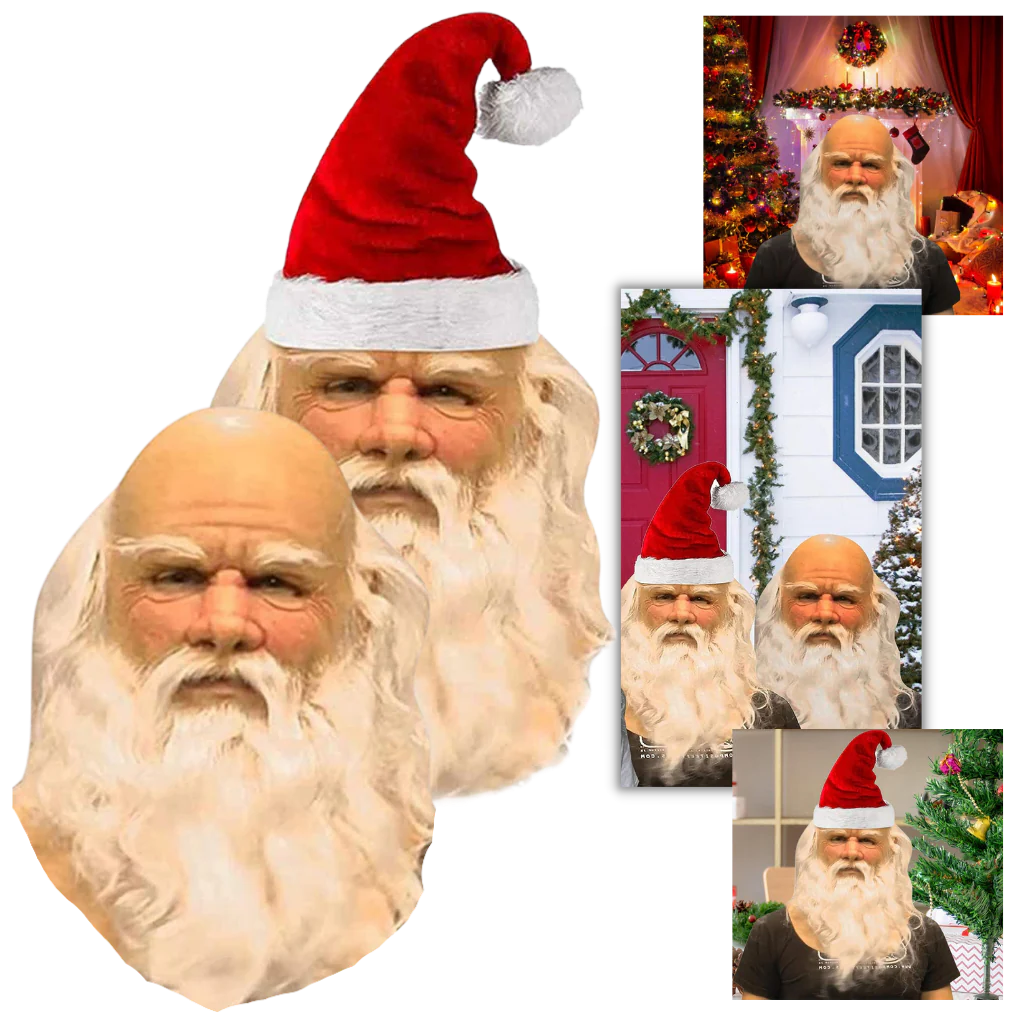 Cosplay Santa Claus Mask 0