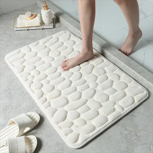 Cozy bath mat - soft and absorbent bathroom mat for added comfort 1
