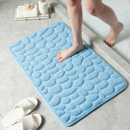 Cozy bath mat - soft and absorbent bathroom mat for added comfort 3
