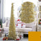 Creative Christmas tree decoration with garlands 4