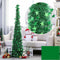 Creative Christmas tree decoration with garlands 5