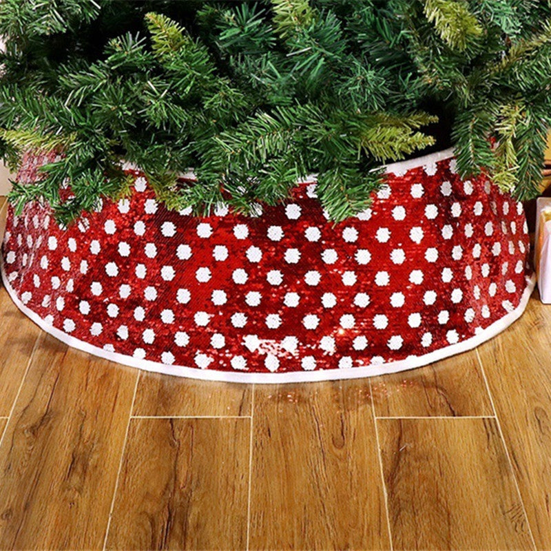 Creative Home Christmas Sequins Tree Skirt 1