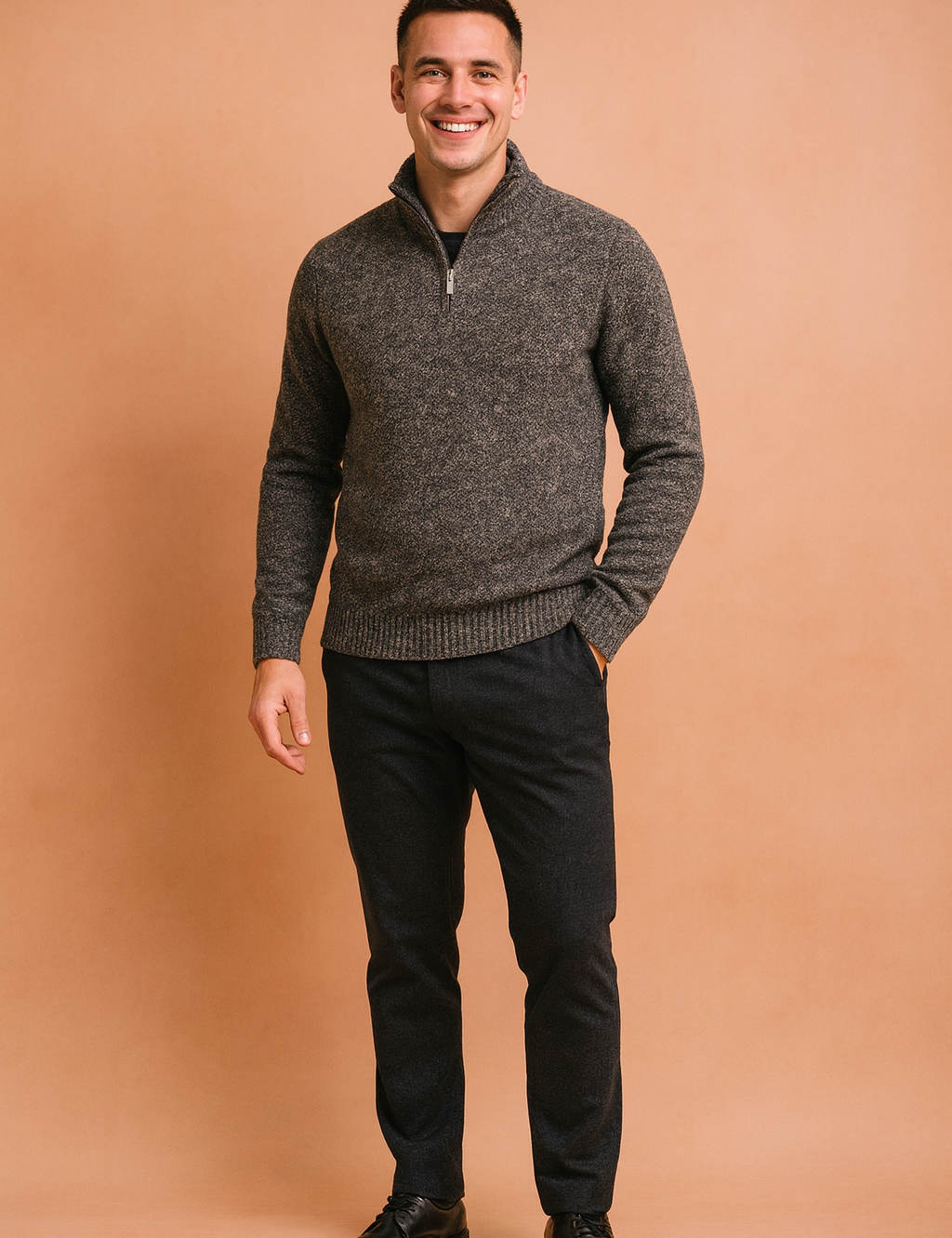 Czesław | Zipper Sweater for Cold Days 1