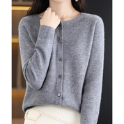DANIELLE | Women's O-Neck Cardigan 14