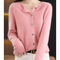 DANIELLE | Women's O-Neck Cardigan 7