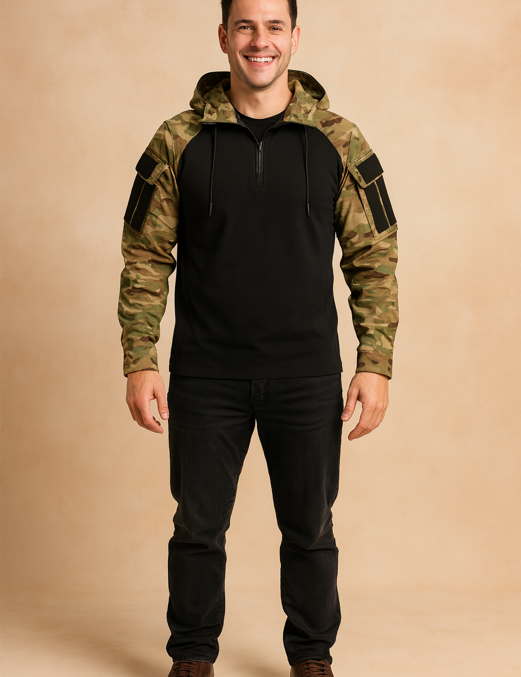 Darian | Men's Tactical Hooded Softshell Jacket 0