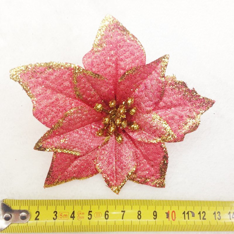 Decorative Christmas tree flowers set 5