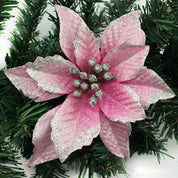 Decorative Christmas tree flowers set 7