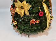 Decorative foldable colorful spiral Christmas tree 5