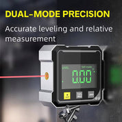 Digital Angle Finder Tool with Laser Level, Magnetic Grip, and USB Rechargeable Battery – Accurate Angle Measuring Tool 1