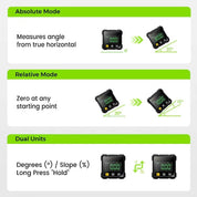 Digital Angle Finder Tool with Laser Level, Magnetic Grip, and USB Rechargeable Battery – Accurate Angle Measuring Tool 7