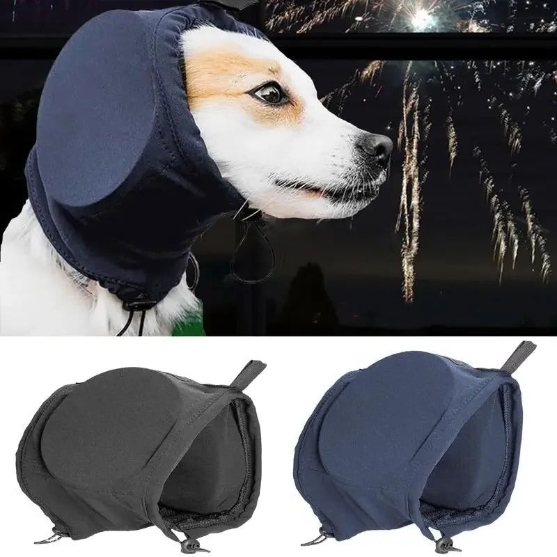 Dog Earmuffs for Noise Reduction – Adjustable Canine Ear Protection for Fireworks, Storms, and Travel – Soft, Comfortable Fit 2