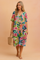 Dominica | Casual Floral V-Neck Dress 0