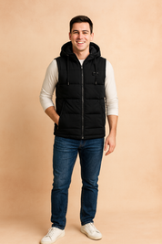 Dominik | Hooded Vest with Modern Design 0