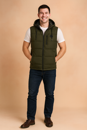 Dominik | Hooded Vest with Modern Design 2