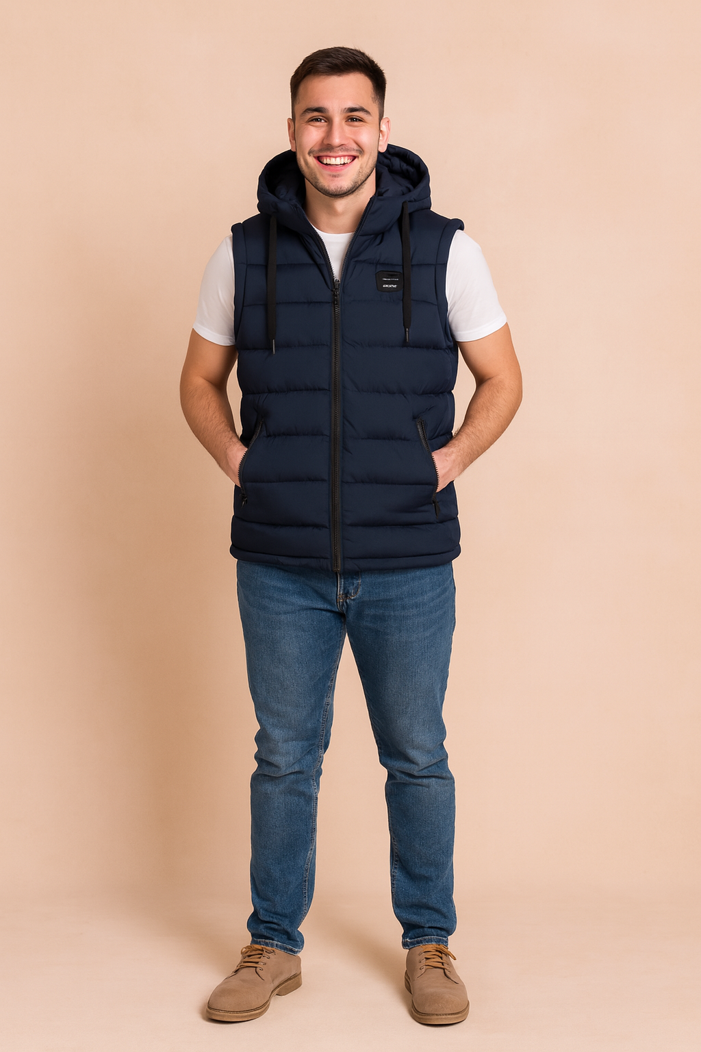 Dominik | Hooded Vest with Modern Design 3
