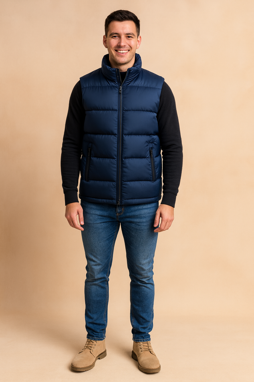 Dominik | Quilted Vest in a Modern Style 1