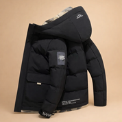 Dorian | Men's modern hooded winter jacket with urban style 5