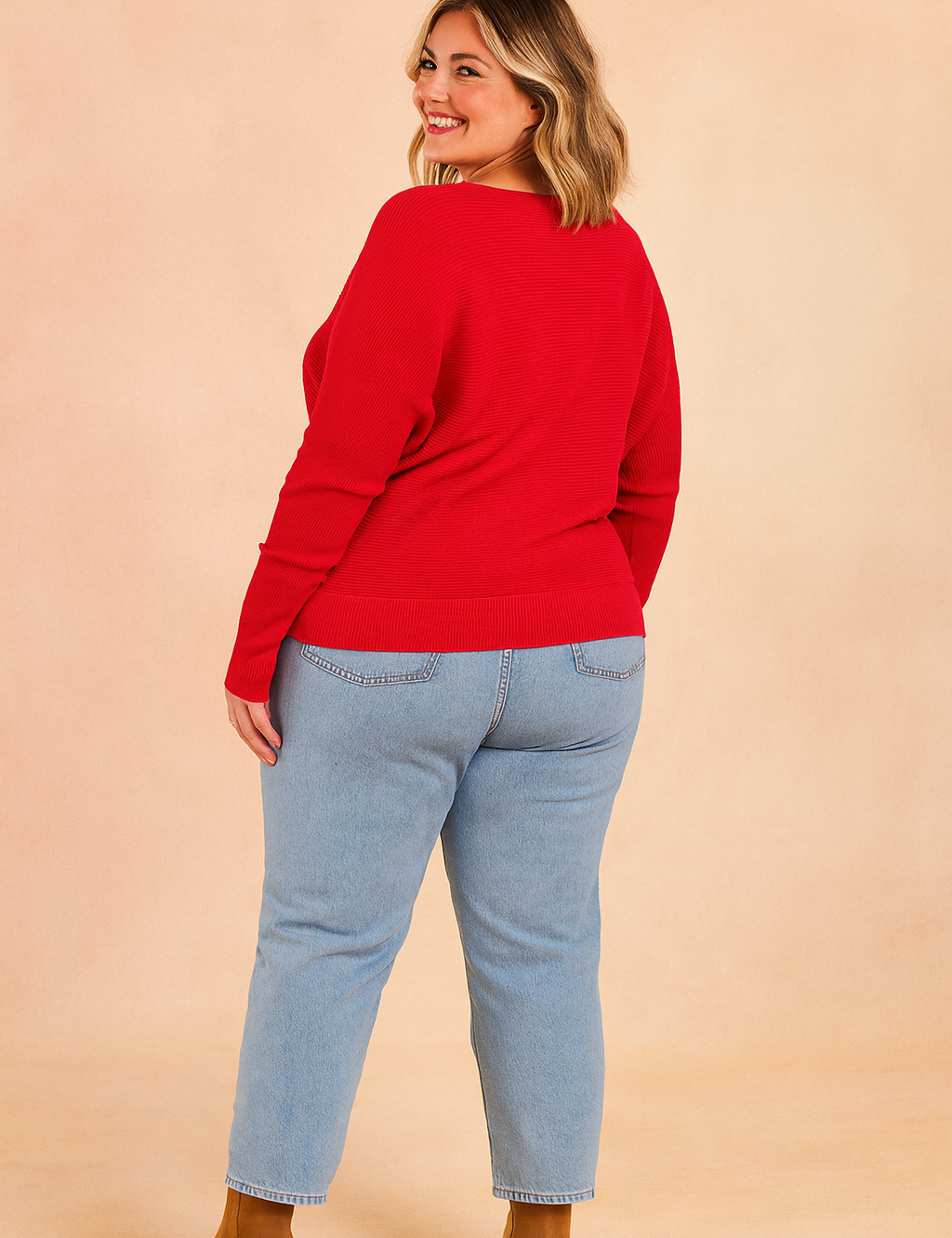 Dorota | Oversized V-neck sweater 1