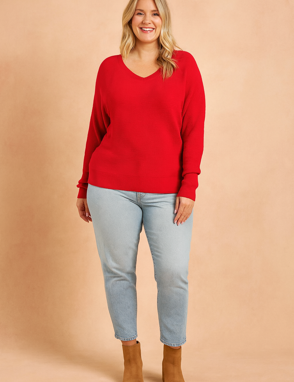 Dorota | Oversized V-neck sweater 2