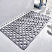 Duschmatte mit Saugnäpfen | Antibakterielles PVC| Sicherer Halt, mit Wasserablauf | SafeBath 0