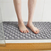 Duschmatte mit Saugnäpfen | Antibakterielles PVC| Sicherer Halt, mit Wasserablauf | SafeBath 6